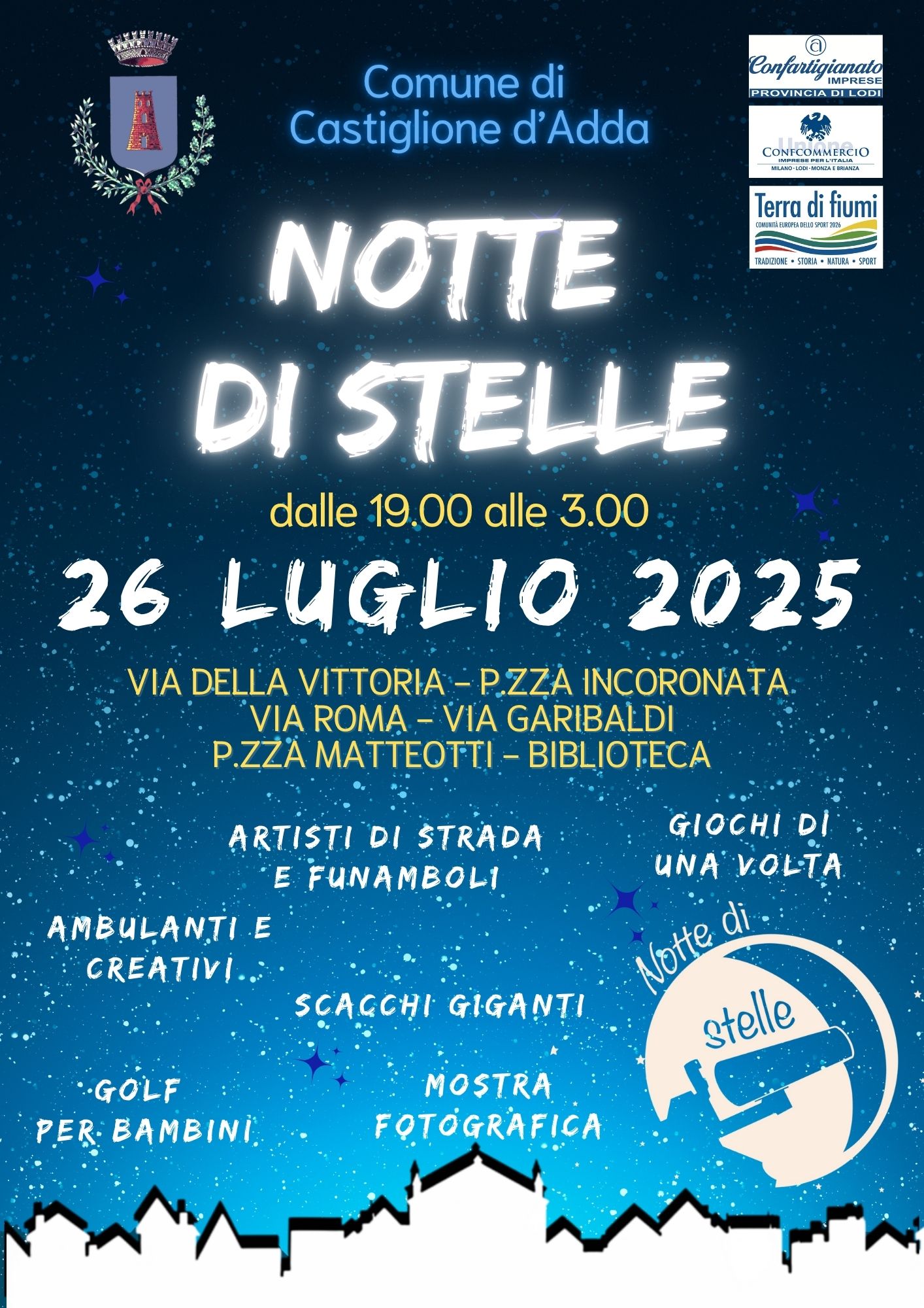 Locandina Notte di Stelle 2025 Immagine anteprima